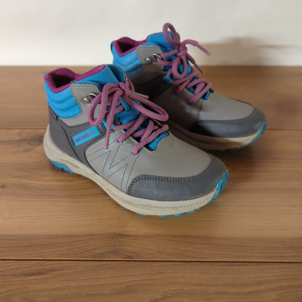 Merrell hiking shoes girls youth size 1